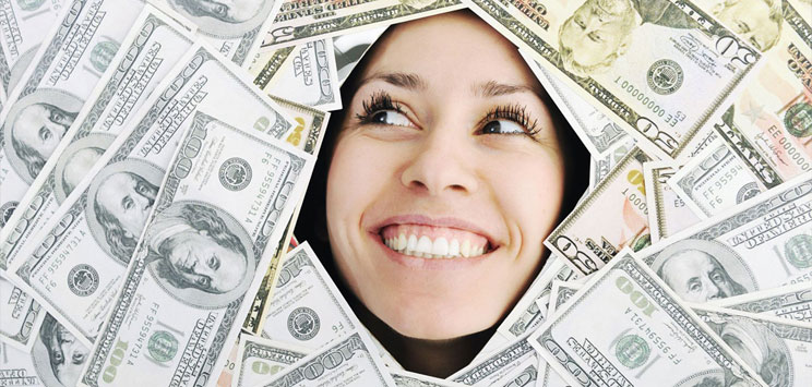 woman swimming in money saving tips