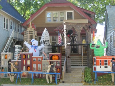 Ghost Busters halloween house